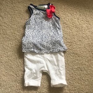 First Impressions baby girl 3-6M 2 piece outfit